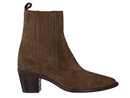 Alpe boots with heel brown