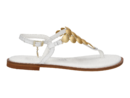 Caryatis sandals white