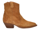 Alpe boots with heel cognac