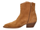 Alpe boots with heel cognac