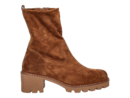 Paul Green boots with heel cognac