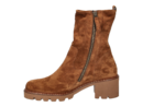 Paul Green boots with heel cognac