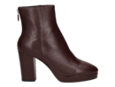 Lola Cruz boots with heel bordeaux