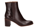 Catwalk boots with heel brown