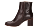 Catwalk boots with heel brown