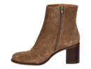 Catwalk boots with heel beige