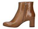 Catwalk boots with heel camel