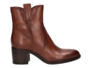 Mjus bottes à talon cognac