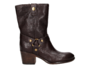 Mjus boots met hak bruin