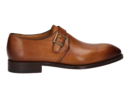 Berwick shoe with buckle cognac