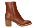 Angulus boots met hak cognac