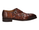 Berwick shoe with buckle cognac