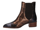 Pertini boots with heel brown