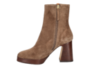 Angel Alarcon boots with heel taupe