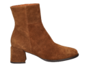 Angel Alarcon boots with heel cognac