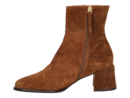 Angel Alarcon boots with heel cognac