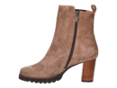 Cervone boots met hak beige