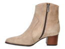 Cervone boots with heel taupe