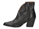 Belang boots met hak zwart