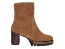 Jhay boots with heel cognac