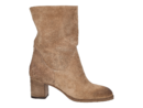 Gianni Crasto boots with heel beige