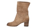 Gianni Crasto boots with heel beige