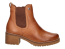 Pitillos boots with heel cognac