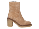 Triver Flight bottes à talon beige