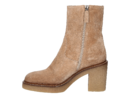 Triver Flight boots with heel beige