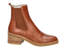 Angulus boots with heel cognac