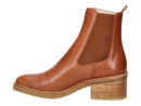 Angulus boots with heel cognac