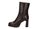 Zinda boots with heel brown