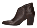 Zinda boots with heel brown