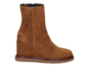 Louisa boots with heel cognac