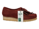 Clarks chaussures à lacets bordeaux