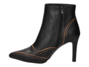 Lodi boots met hak zwart