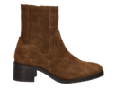 Piedi Nudi boots met hak bruin