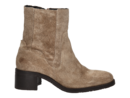 Piedi Nudi boots with heel taupe