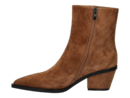 Jeannot boots met hak cognac