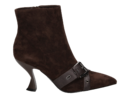 Jeannot boots with heel brown