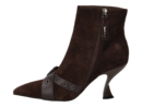 Jeannot boots with heel brown