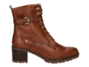 Pikolinos boots with heel cognac