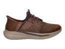 Skechers veterschoen cognac