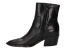 Tango boots met hak zwart