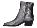 Tango boots with heel silver