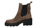 Alpe boots with heel taupe