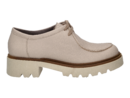 Pitillos chaussures à lacets beige