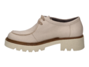 Pitillos chaussures à lacets beige