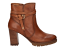 Pikolinos boots with heel cognac