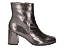 Tango boots with heel silver